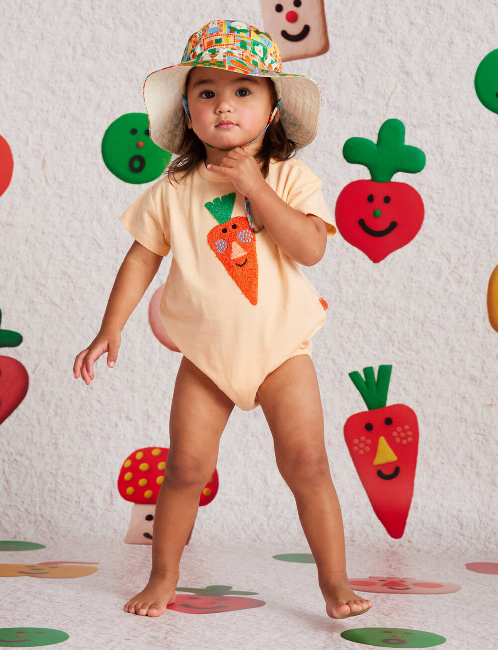bynela-halcyon-nights-cotton-bodysuit-woven-hat-pocket-patch (1) Miękkie body niemowlęce – 100% bawełna