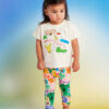 bynela-halcyon-nights-cotton-tshirt-baby-leggings (1) T-shirt niemowlęcy z australijskim motywem - 100% bawełna