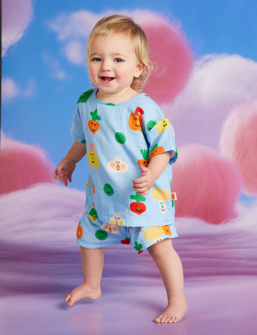 bynela-halcyon-nights-woven-tshirt-shorts-pocket-patch (2) letnia koszulka dziecięca muślin Halcyon Nights