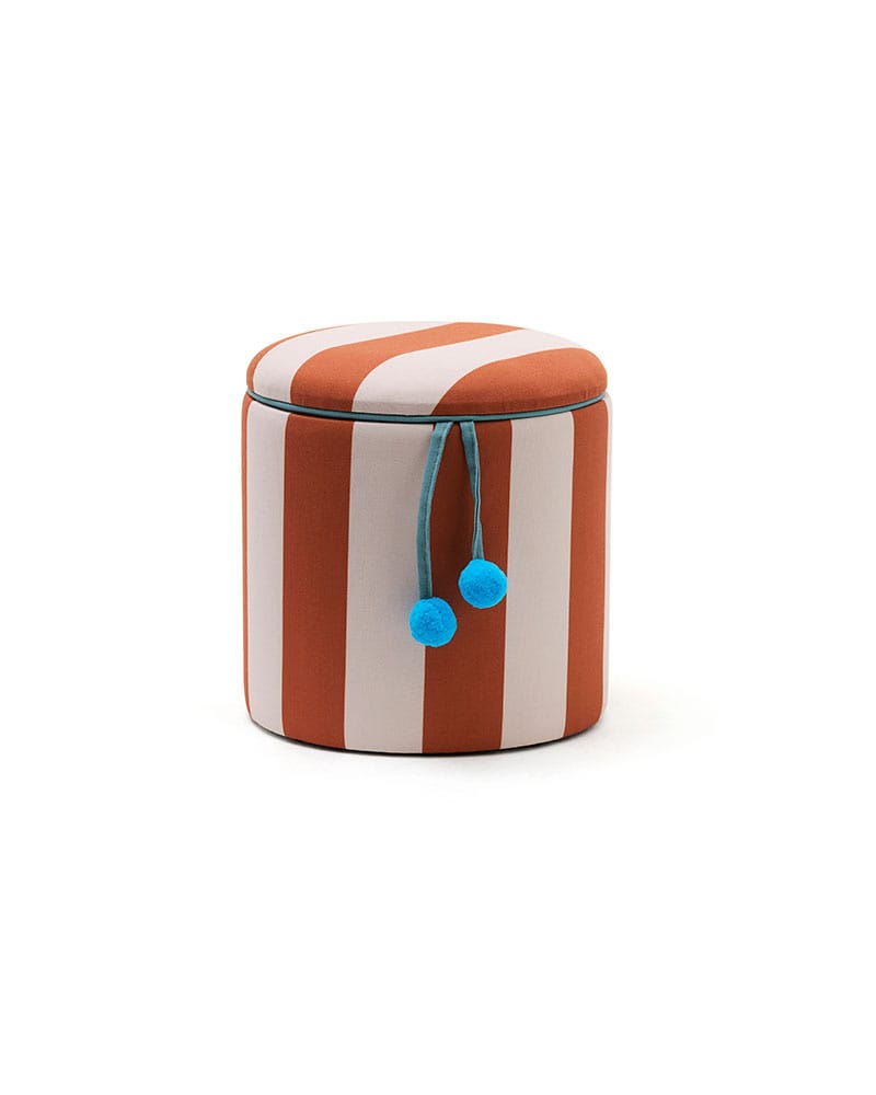 Kid's Concept - pufa cylindryczna ze schowkiem