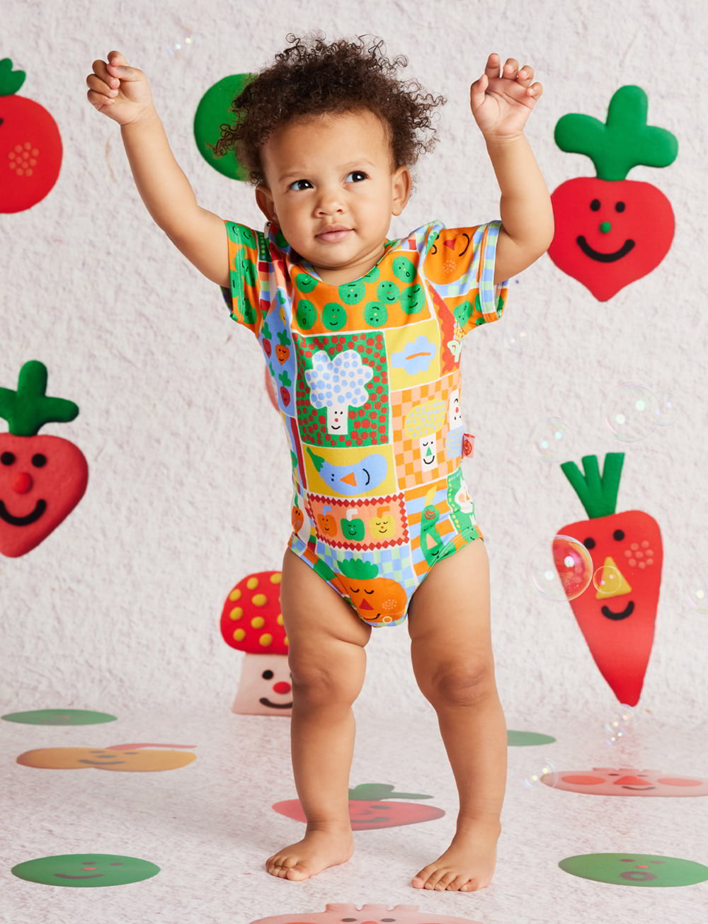 body niemowlęce z krótkim rękawem Halcyon Nights