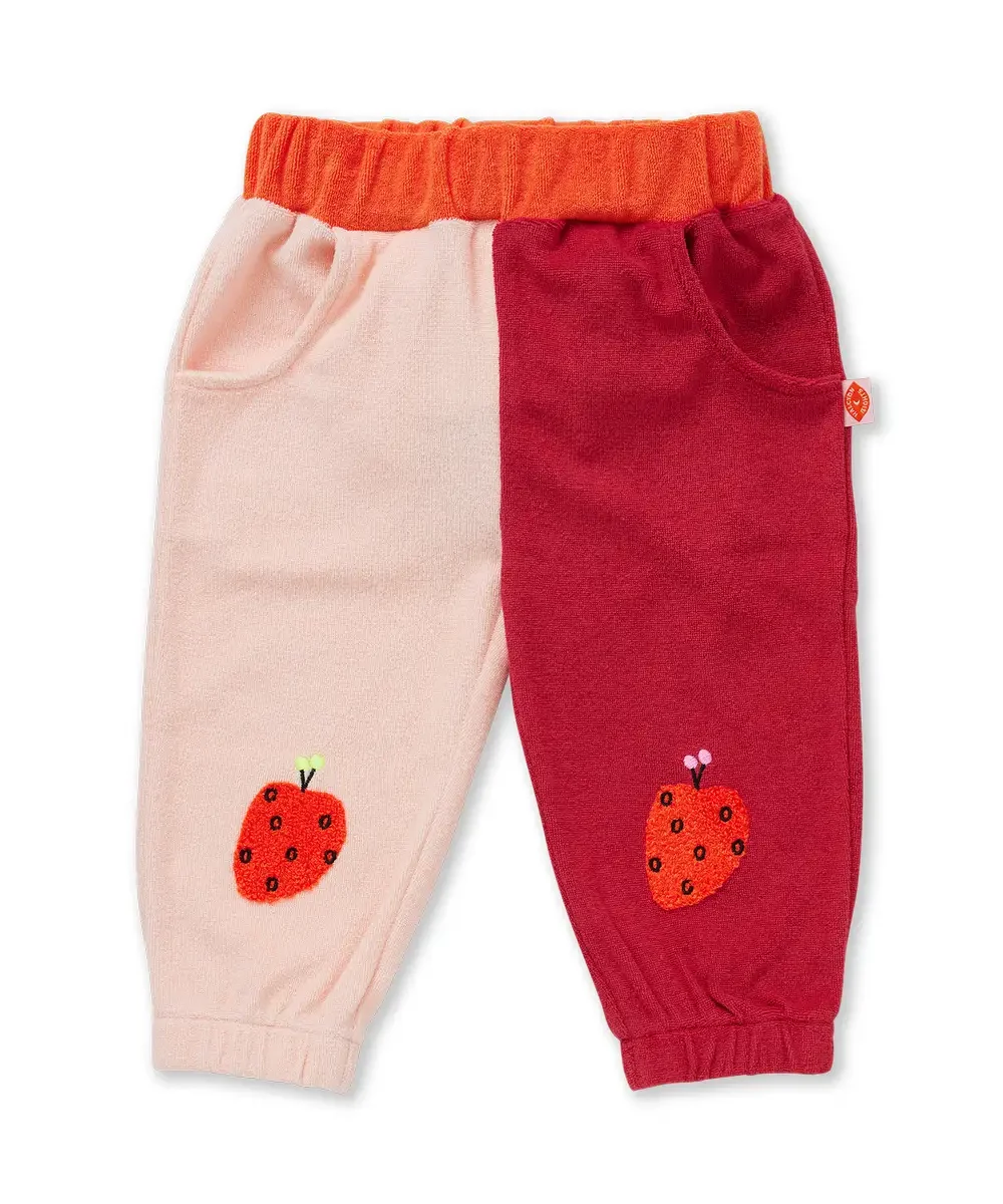 Spodnie Tiny Orchard Terry – wygodne dresy w kolorowe bloki