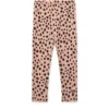 liewood Marien Printed Rib Leggings Leo Spot / Pale tuscany