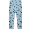 liewood Marien Printed Rib Leggings Sweethearts / Beach blue