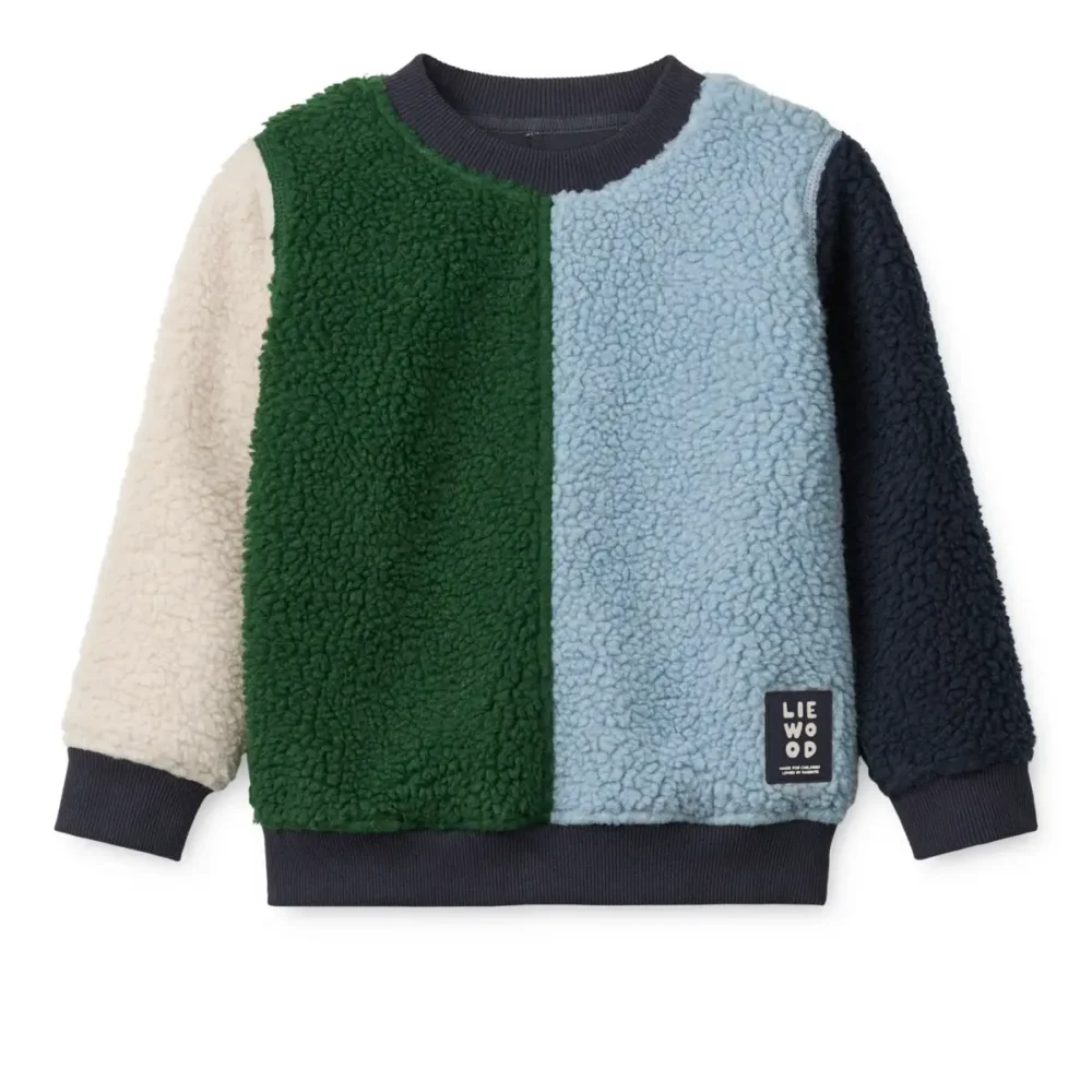 liewood Ridley Pile Sweatshirt Beach blue multi mix